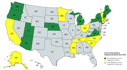 Cancer Presumptions Map