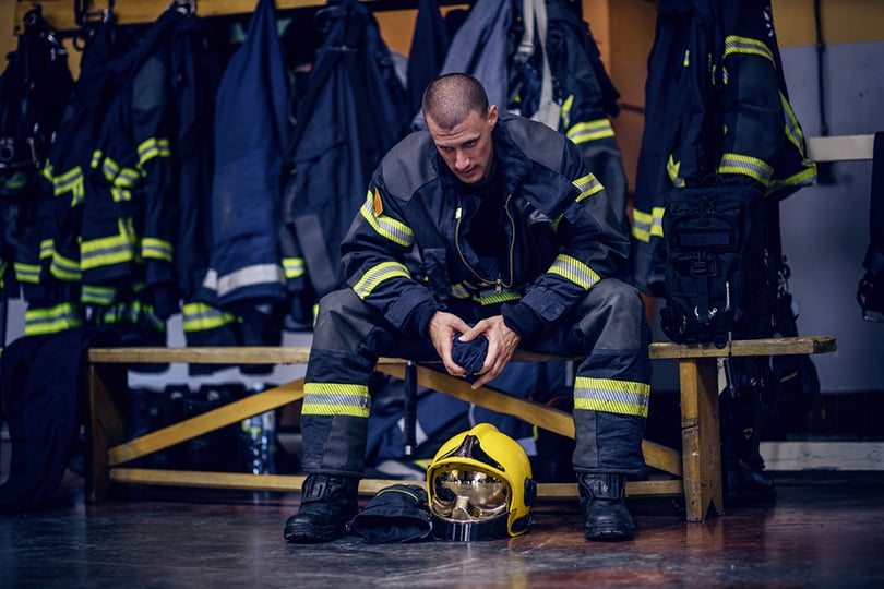 Firefighters in Portland, OR