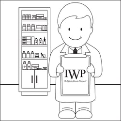 Frank the Pharmacist - coloring page