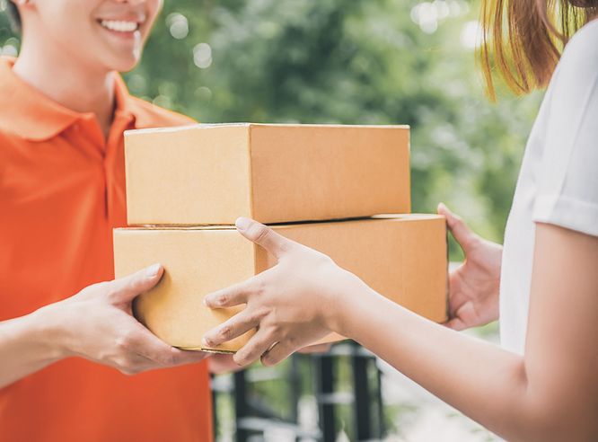 dilivery of packages 